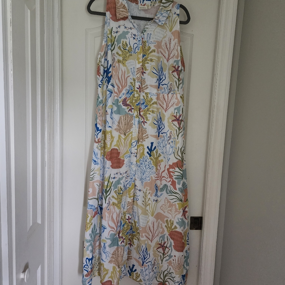Spartina Emeline Dress Seafoam Mermaids